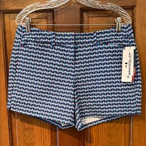 NWT Women's Grand Slam Geo Printed 4.5-in. Golf Shorts